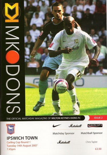 MK Dons (Milton Keynes Dons) v Ipswich Town FC